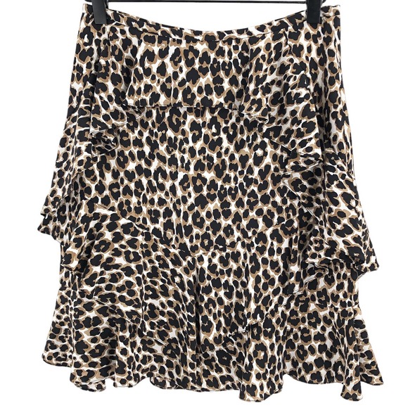 Michael Kors Collection Womens Size 2 100% Silk Ruffled Mini Skirt Made in Italy - Picture 6 of 6